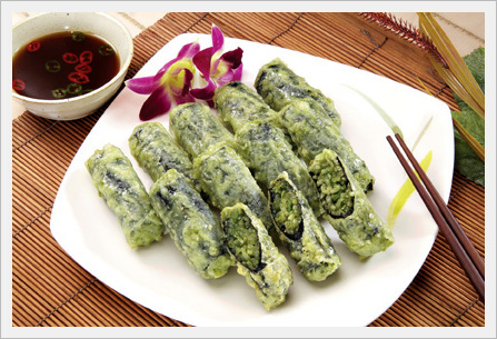 Deep Fried Chlorella Seaweed Roll  Made in Korea